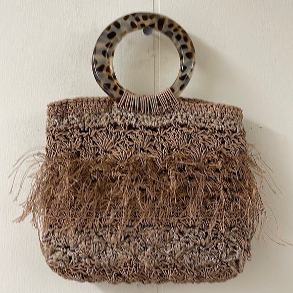 Gun Marie Nilsson New York vintage taupe crochet handbag - Picture 1 of 6